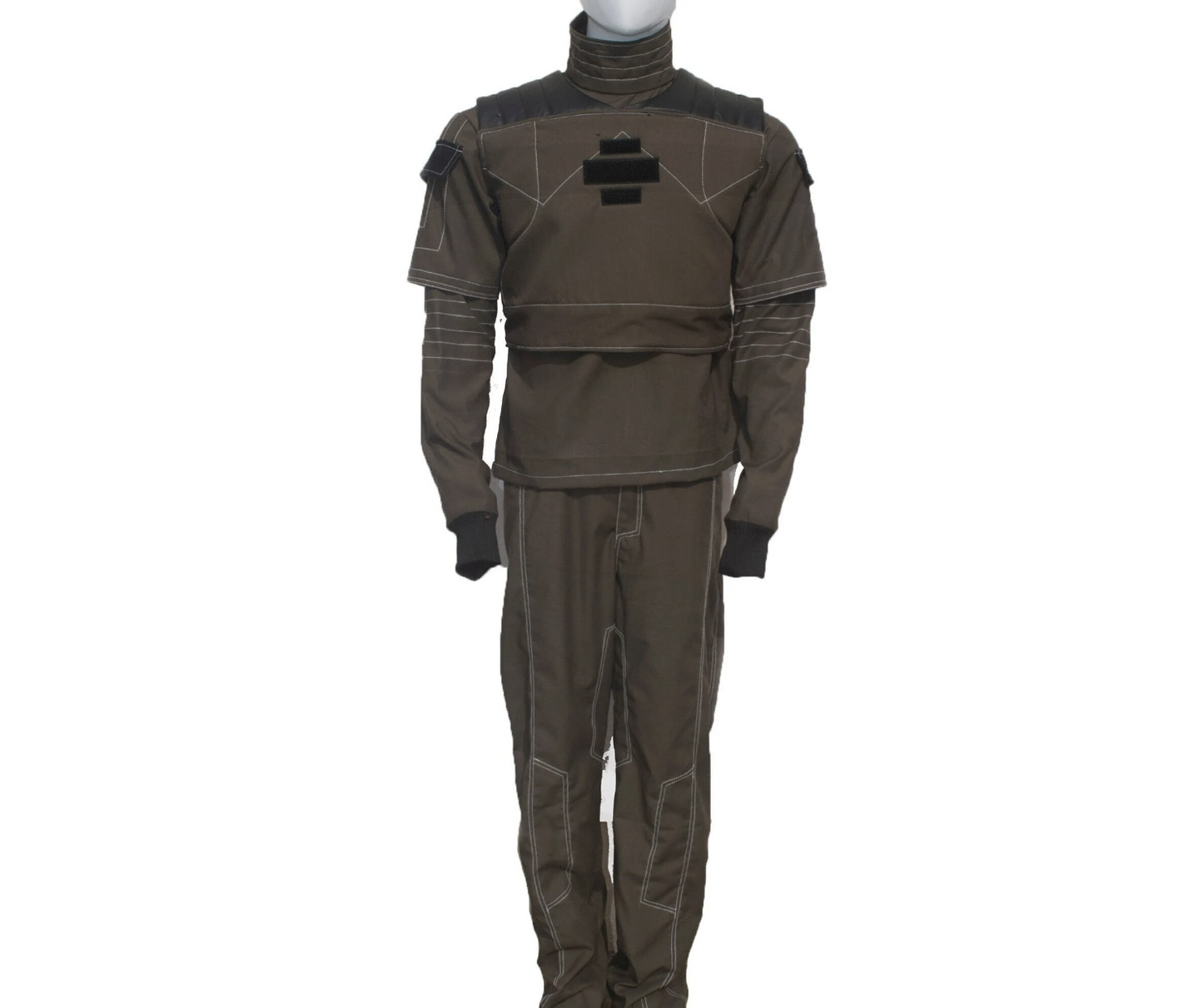 Mandalorian Star War Custom Flight Suit Cosplay Bounty Hunter Outfit 3 Piece Vest Suit
