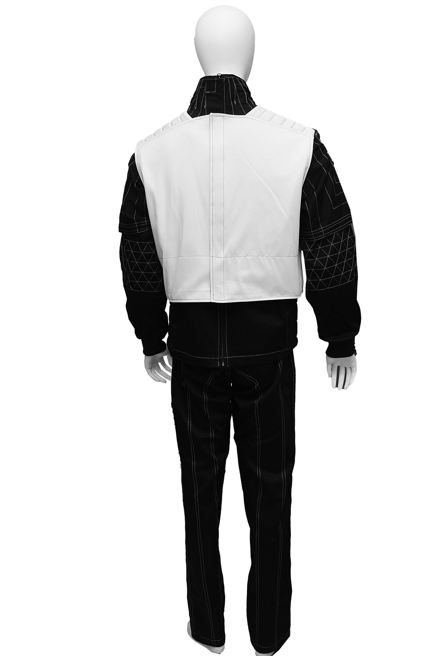 Mandalorian Star Wars Beskar Din Djarin Cosplay Costume 3 Piece Suit Bounty Hunter Outfit with Flak Vest