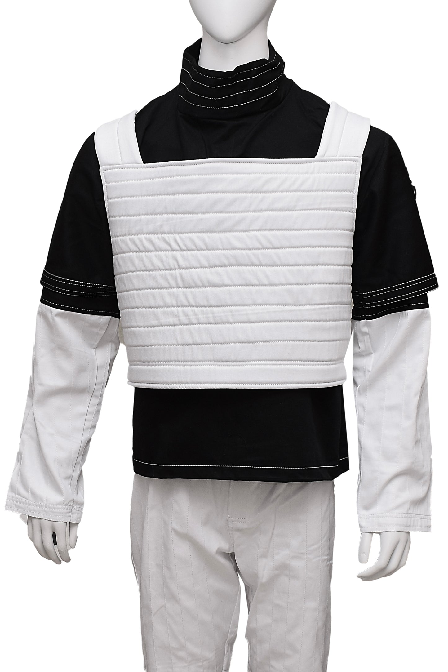 Custom made Mandalorian Star Wars Inspired Flight Suit Cosplay Bounty Hunter Outfit 3 Piece Black Suit with Flak Vest