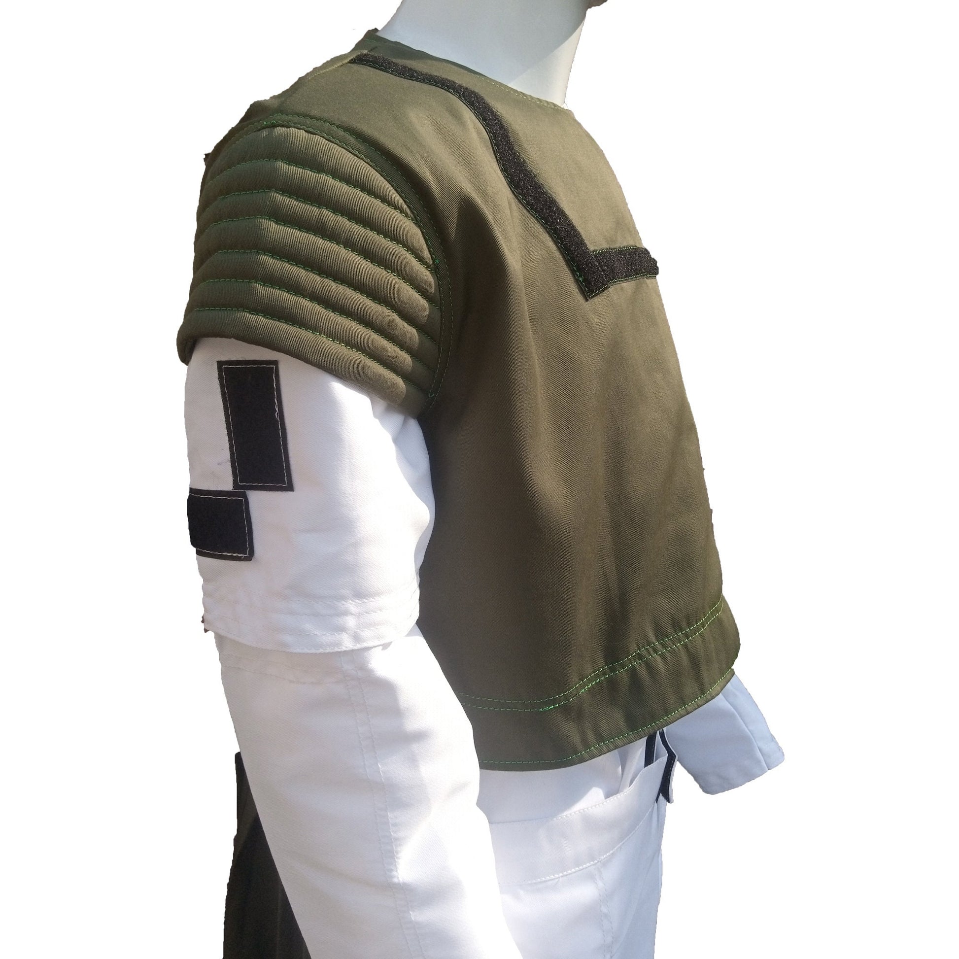 Inspired by The Book Of Boba Fett Custom White & Green Flight Suit Star Wars Worrier Flight Suite