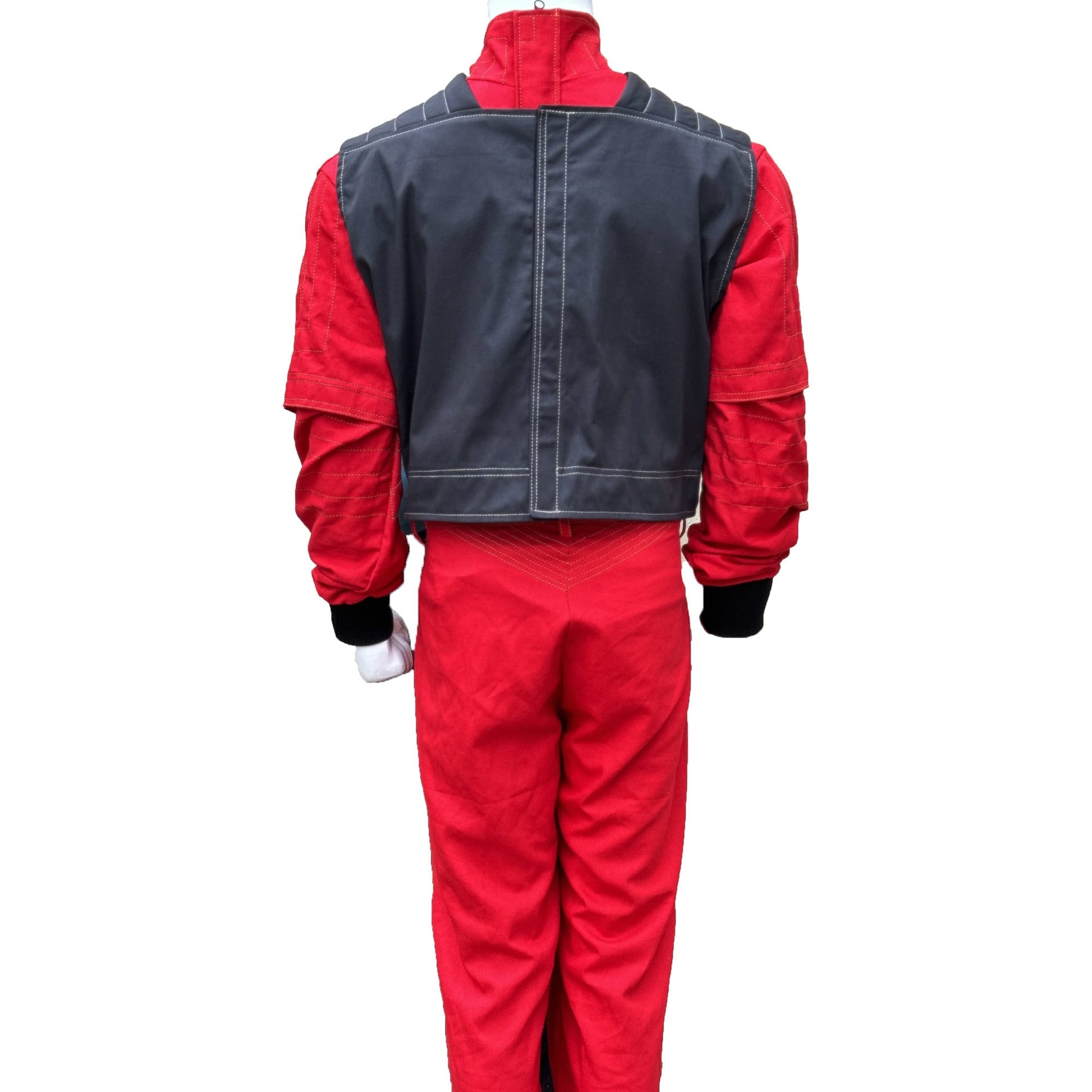 Mandalorian Star War Custom Flight Suit Cosplay Bounty Hunter Outfit 3 Piece Red Suit