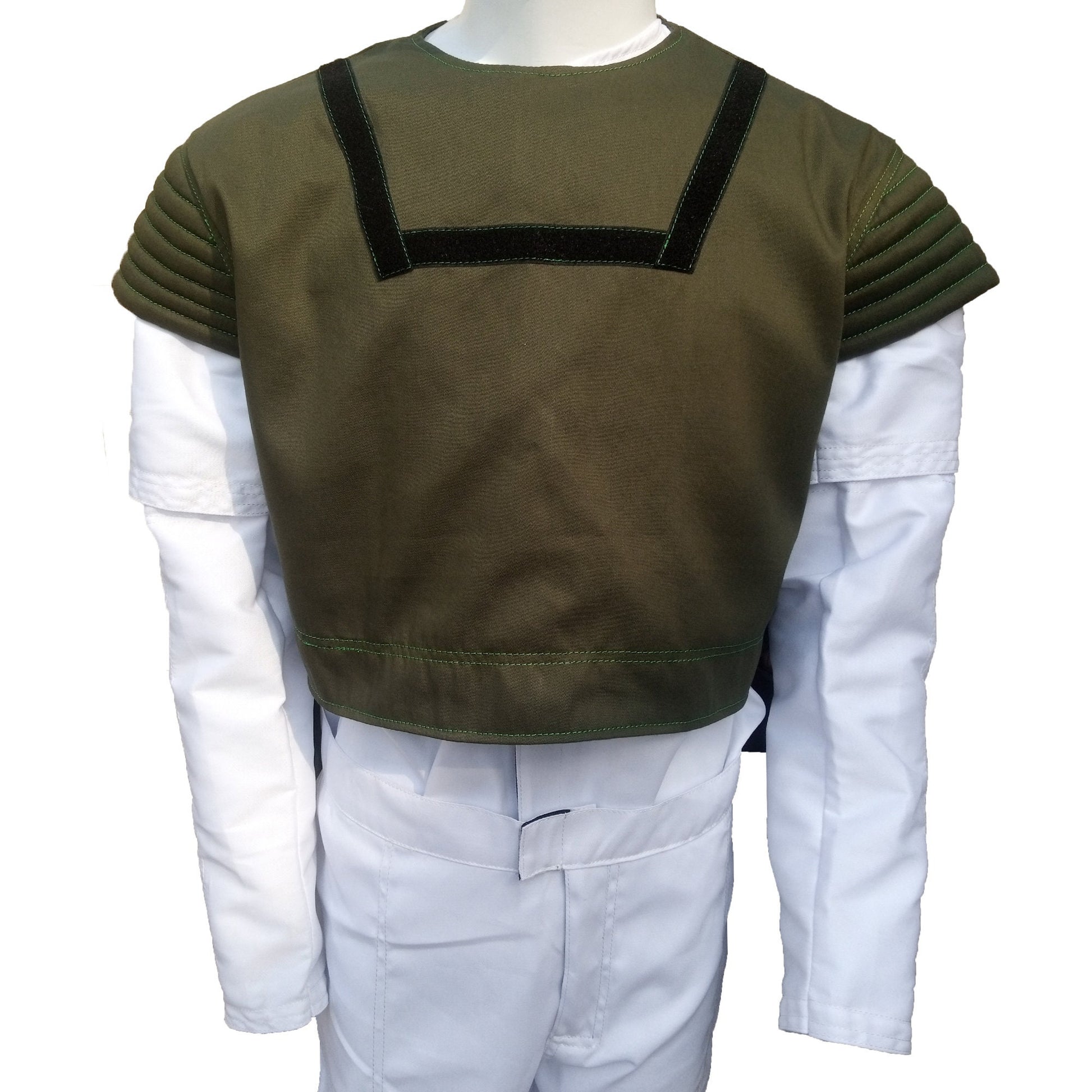 Inspired by The Book Of Boba Fett Custom White & Green Flight Suit Star Wars Worrier Flight Suite