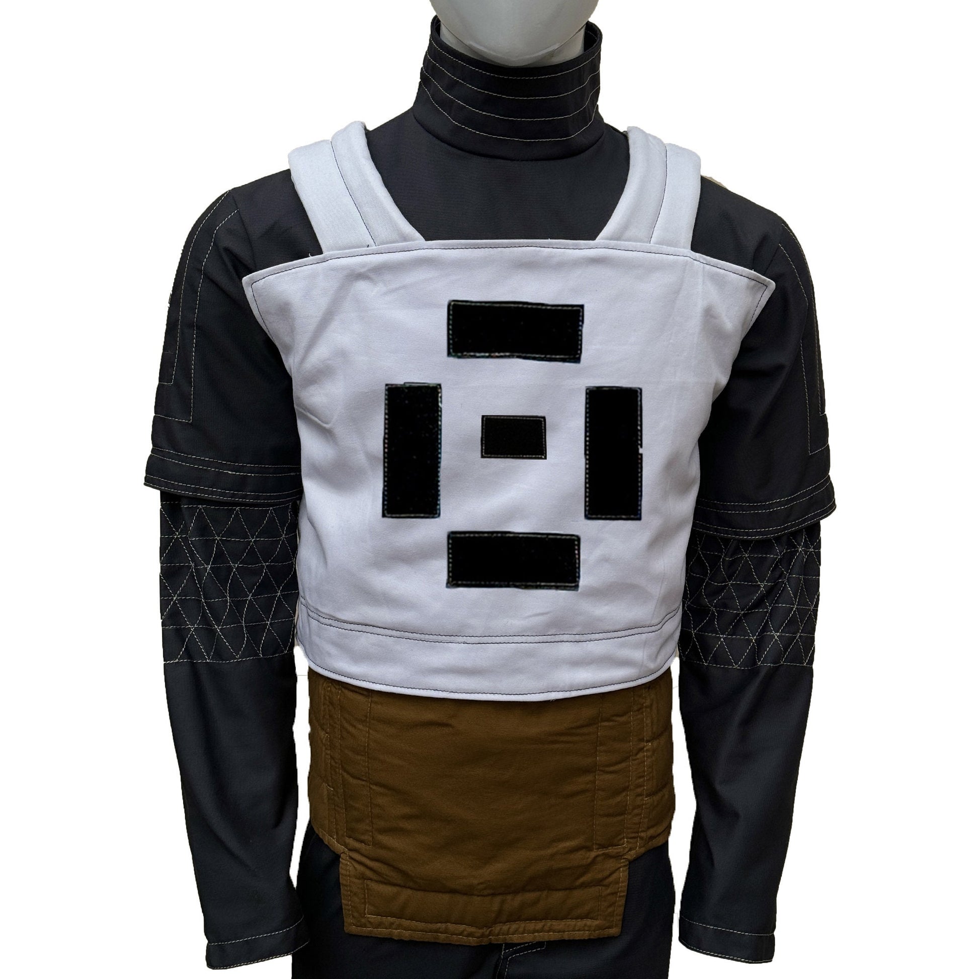 Inspired by Mandalorian Star Wars Bounty Hunter Outfit 3 Piece Flight Suit with Cummerbund